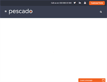 Tablet Screenshot of pescado.co.uk